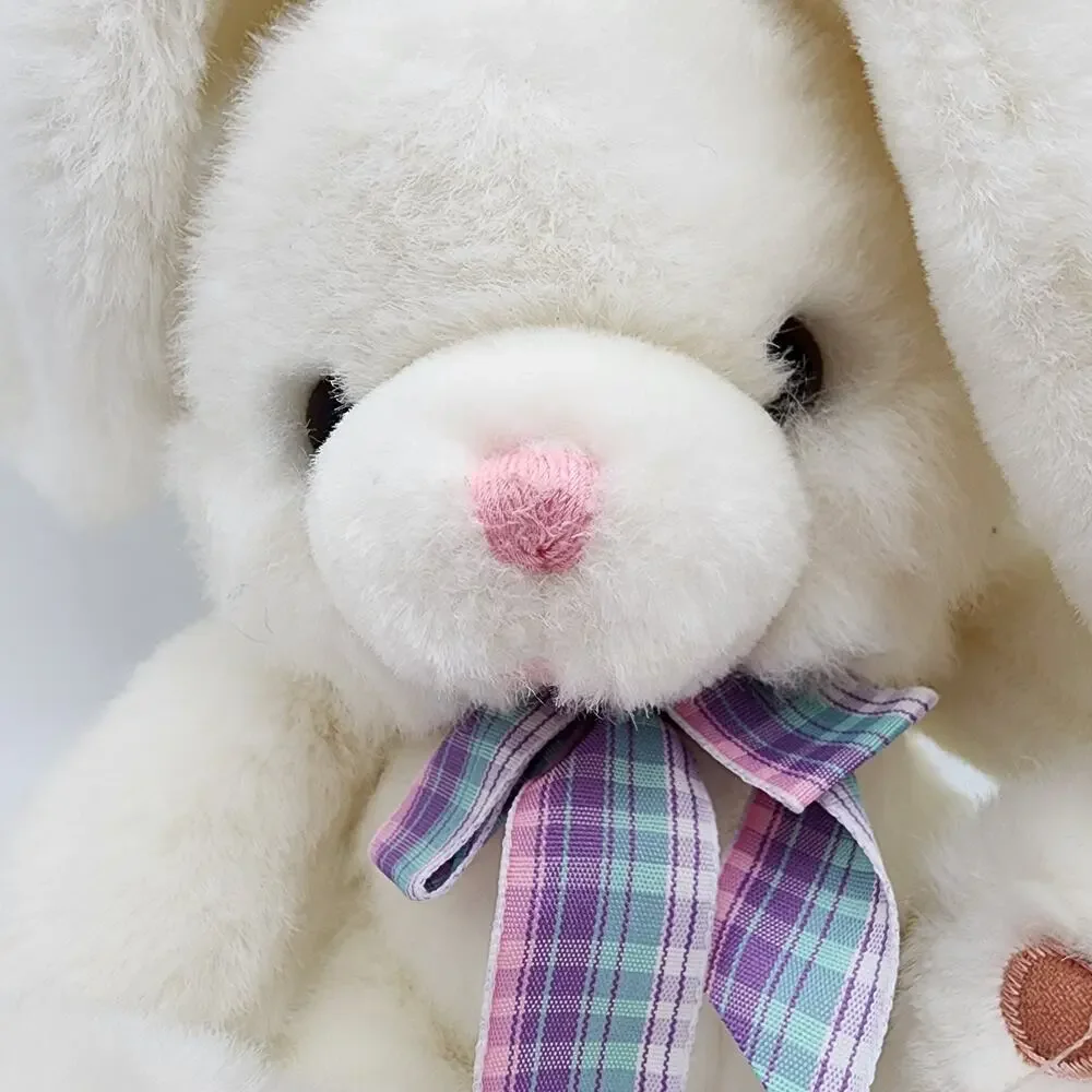 Vintage Chosun White Bunny Rabbit Plush Stuffed Toy 9